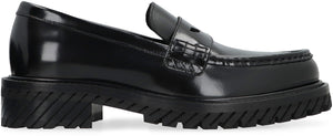 Combat leather loafers-1